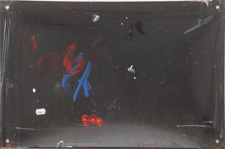 REKLAMSKYLT, emalj på plåt. " Ringstorp Cacao Choklad".