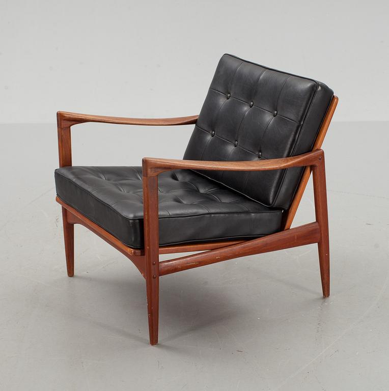 FÅTÖLJ, "Kandidaten", Ib Kofod Larsen, OPE, 1960-tal.
