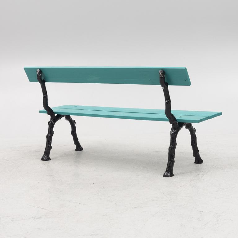 Garden bench, 20th century.