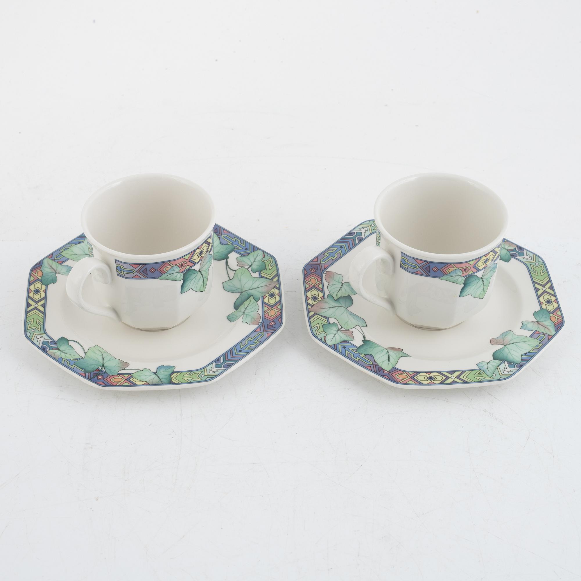 An 41-piece 'Pasadena' porcelain service, Villeroy & Boch, Germany.