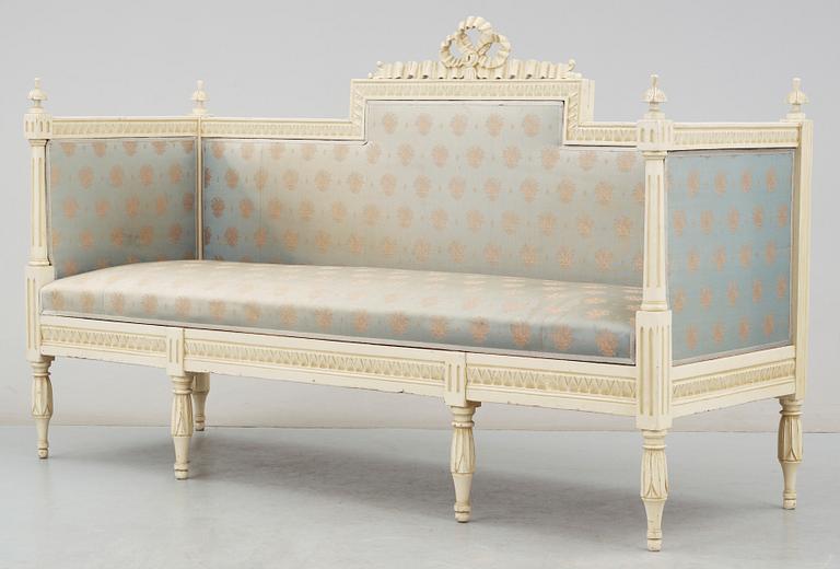 SOFFA, gustaviansk stil, 1800-tal.