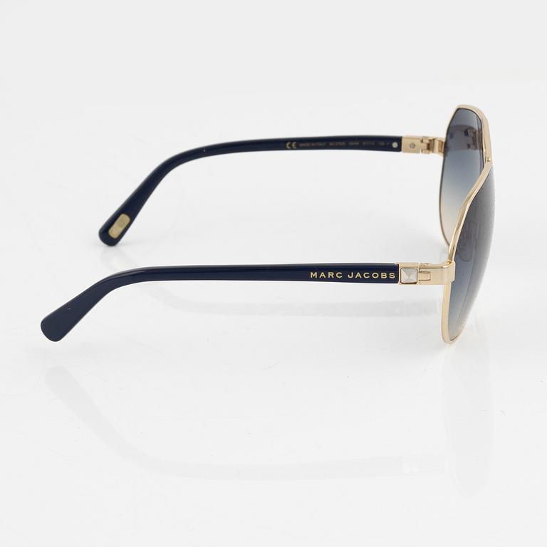 Marc Jacobs, a pair of blue and gold sunglasses, 2010.