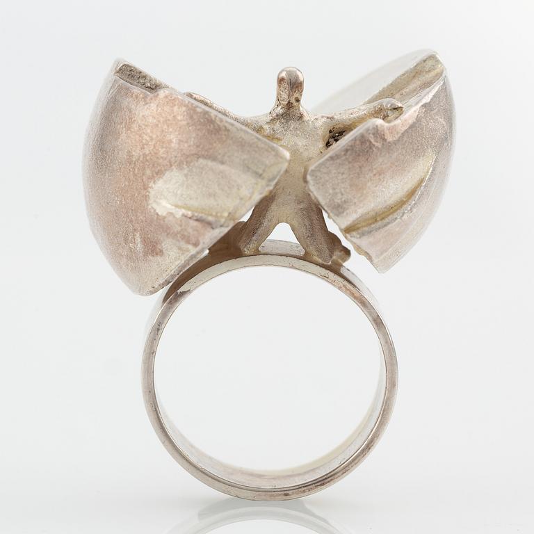 Björn Weckström, ring, "Ikaros", sterling silver.