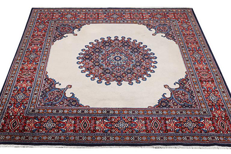 A rug, Moud, ca 200 x 200 cm.