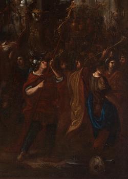 Italian artist, 17th Century, The triumphant Constantine the Great entering Rome.