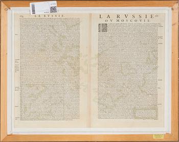 MAP, Engraving, 18Th Century.