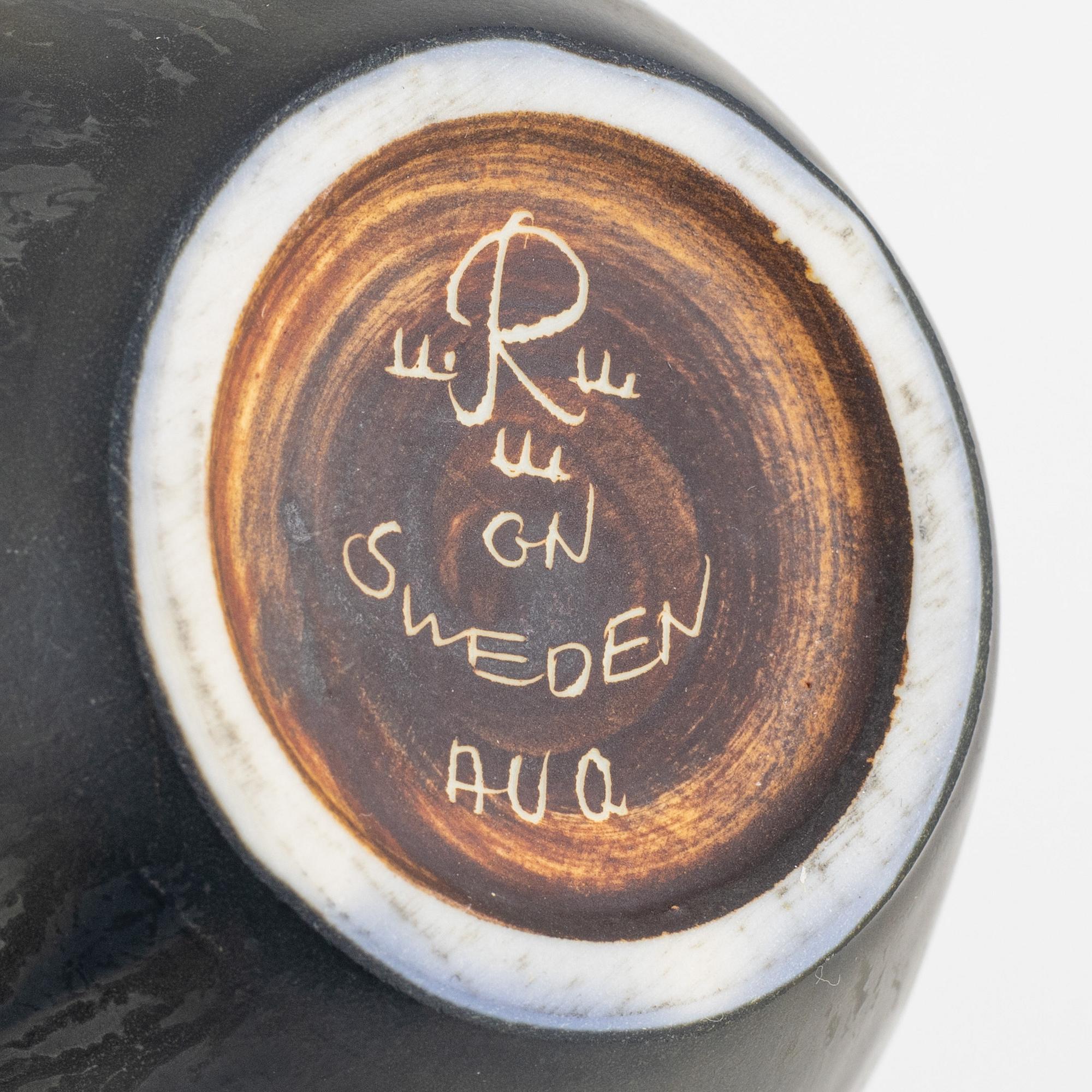 Gunnar Nylund, vase, bowl, jug, stoneware, Rörstrand.