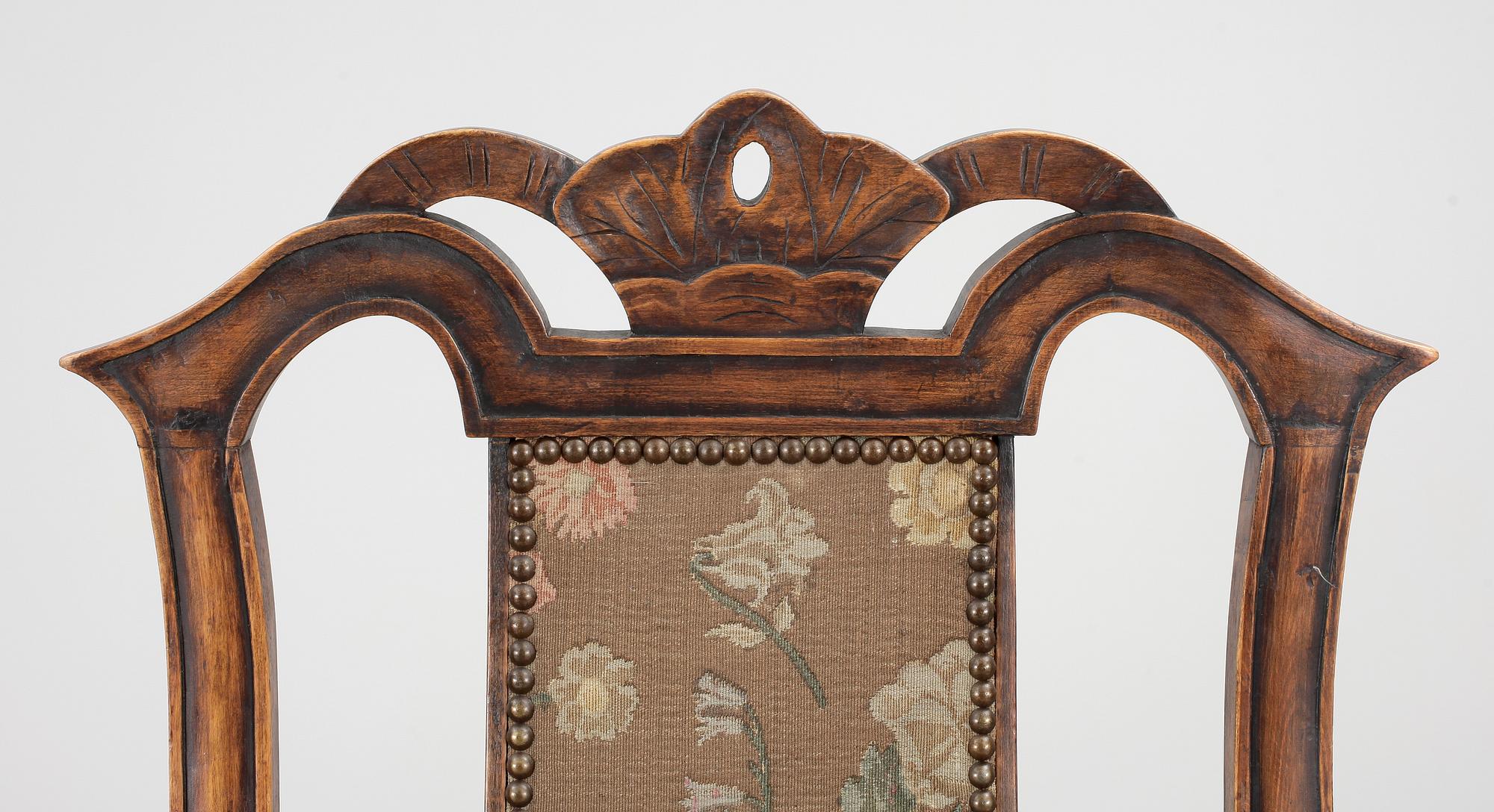 STOLAR, 6 st, Barock stil, 1800-tal.