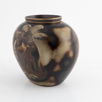 Gunnar Nylund, a "Flambé" vase, ALP Lidköping, Rörstrand, Sweden, 1930's.