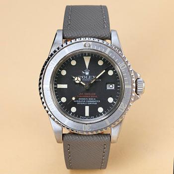 1039. Rolex, Sea-Dweller, "Double Red", Mark III, ca 1973.
