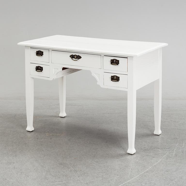 A painted desk, early 20th Century.