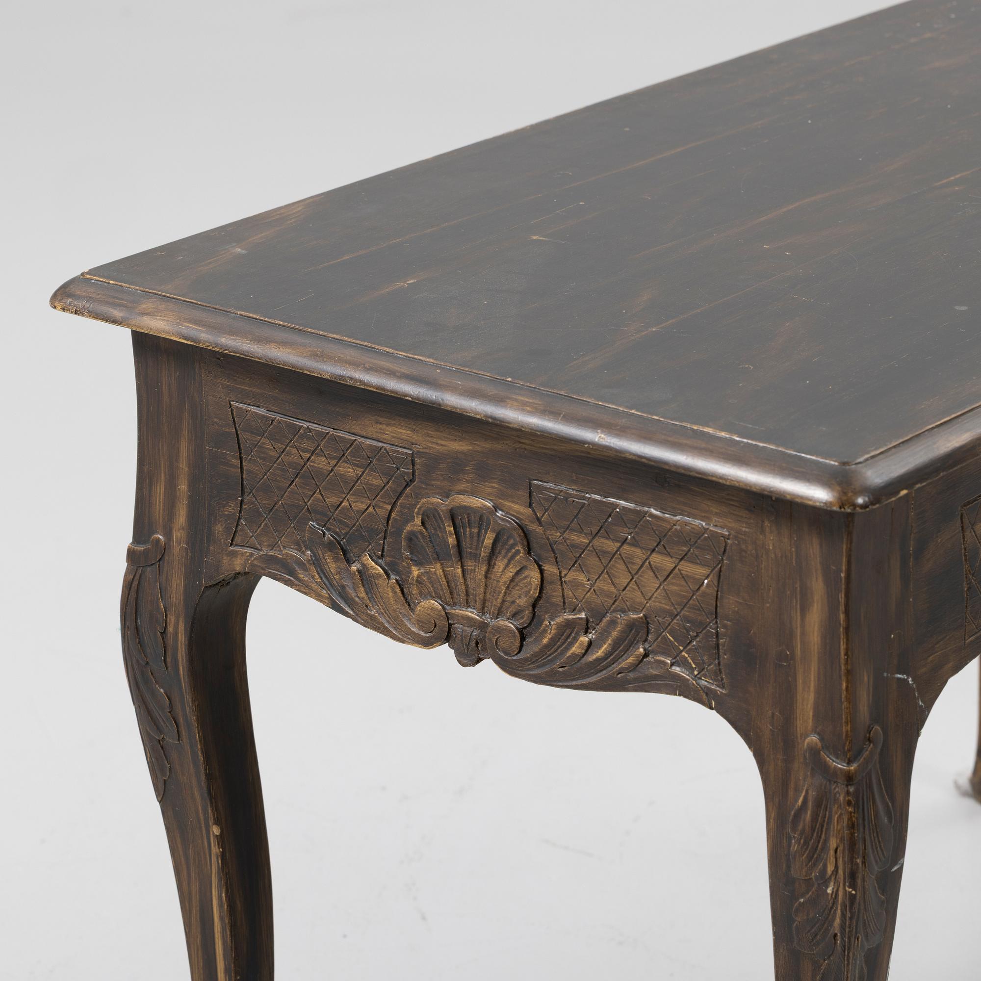 Table, Rococo style, 20th century.