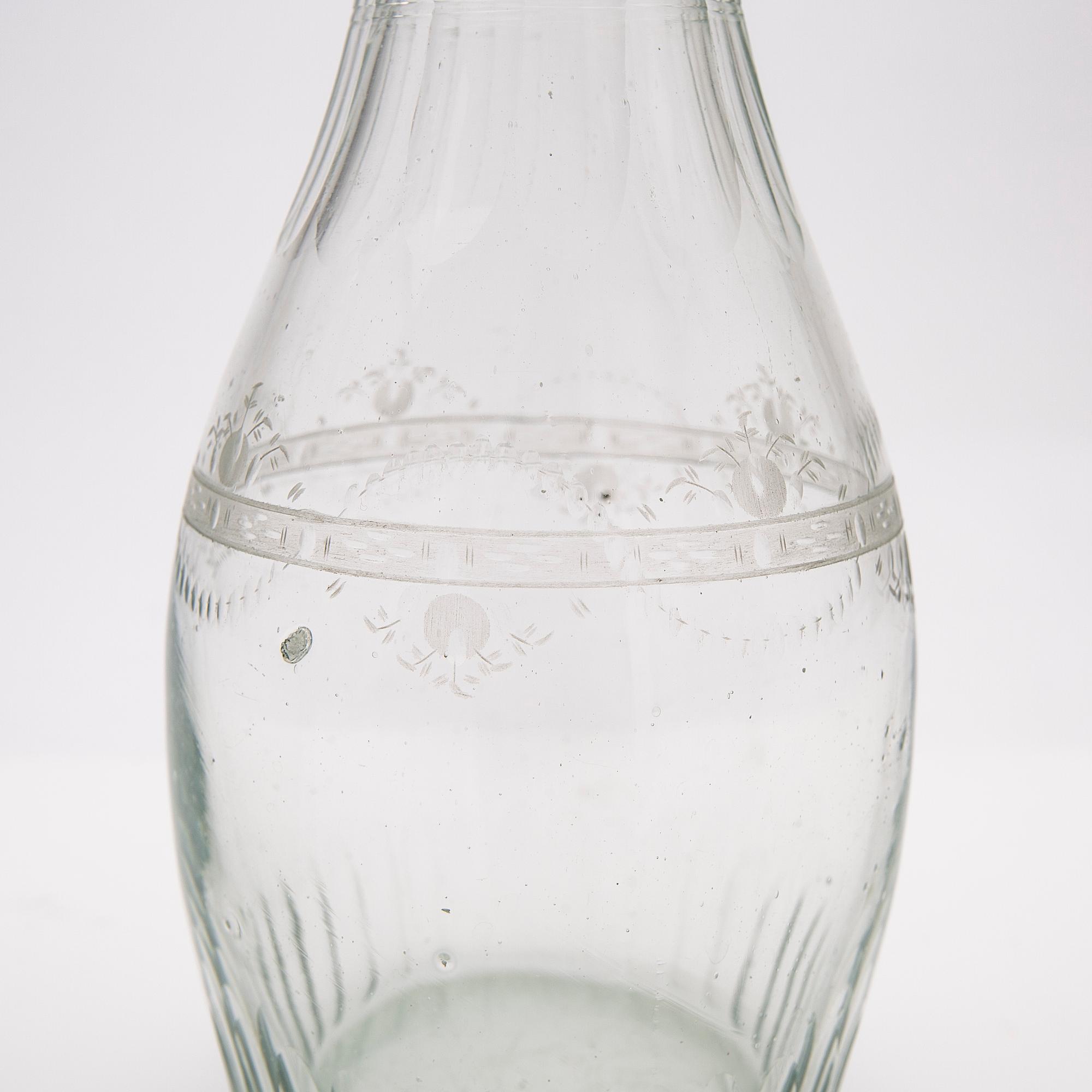 Decanters, a pair, 19th century.