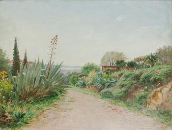 Adolf von Becker, Näkymä Hyèresistä.