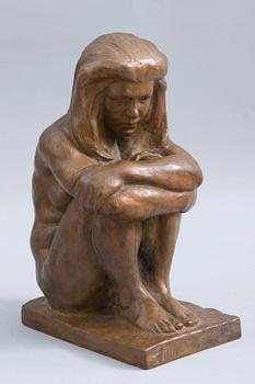 EMIL HALONEN, brons, signerad och daterad 1906.