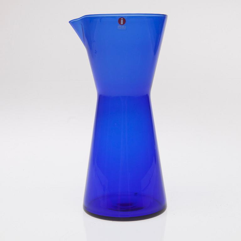 GLASSERVIS, 18 delar, "Luna" Kaj Franck, "Verna" Kerttu Nurminen, Iittala, 1900-talets slut.