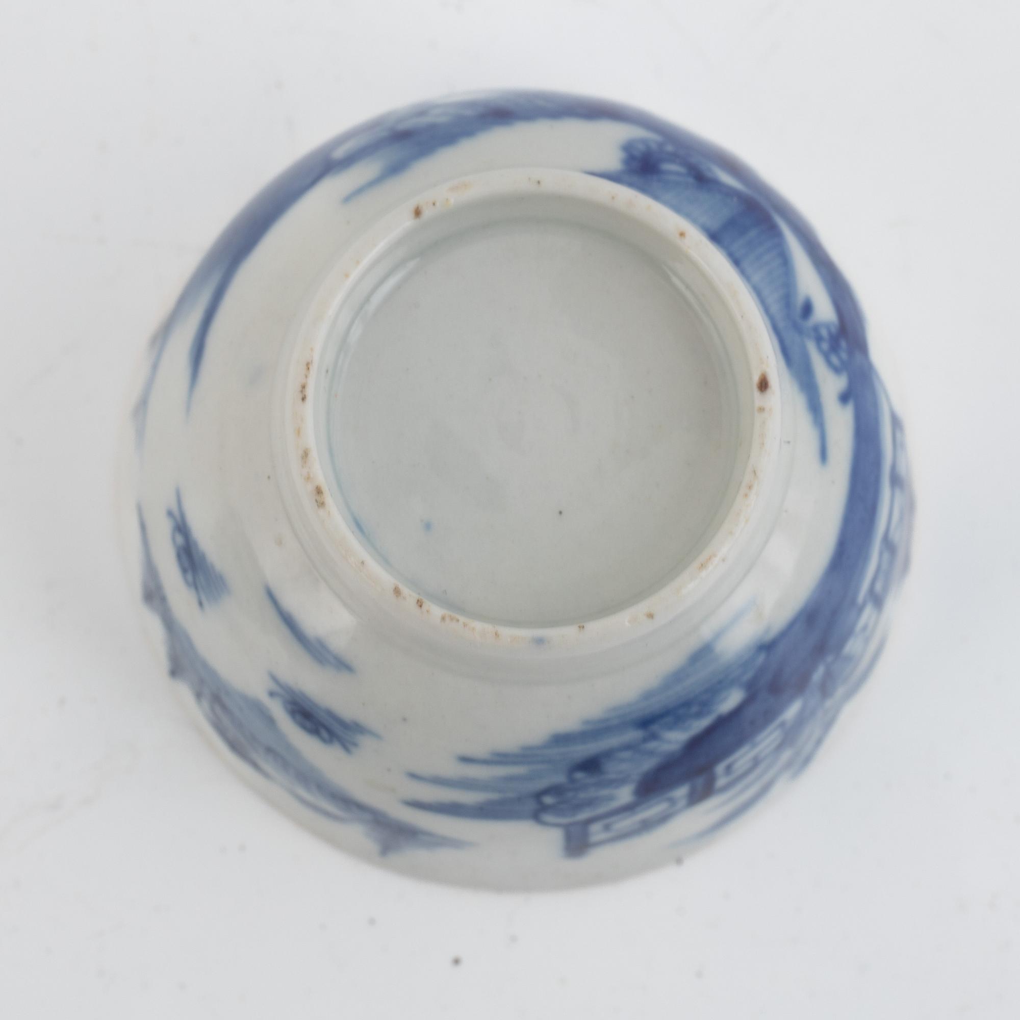 Servisdelar, porslin, 7 delar, Kina, Qingdynastin, 1700-tal.