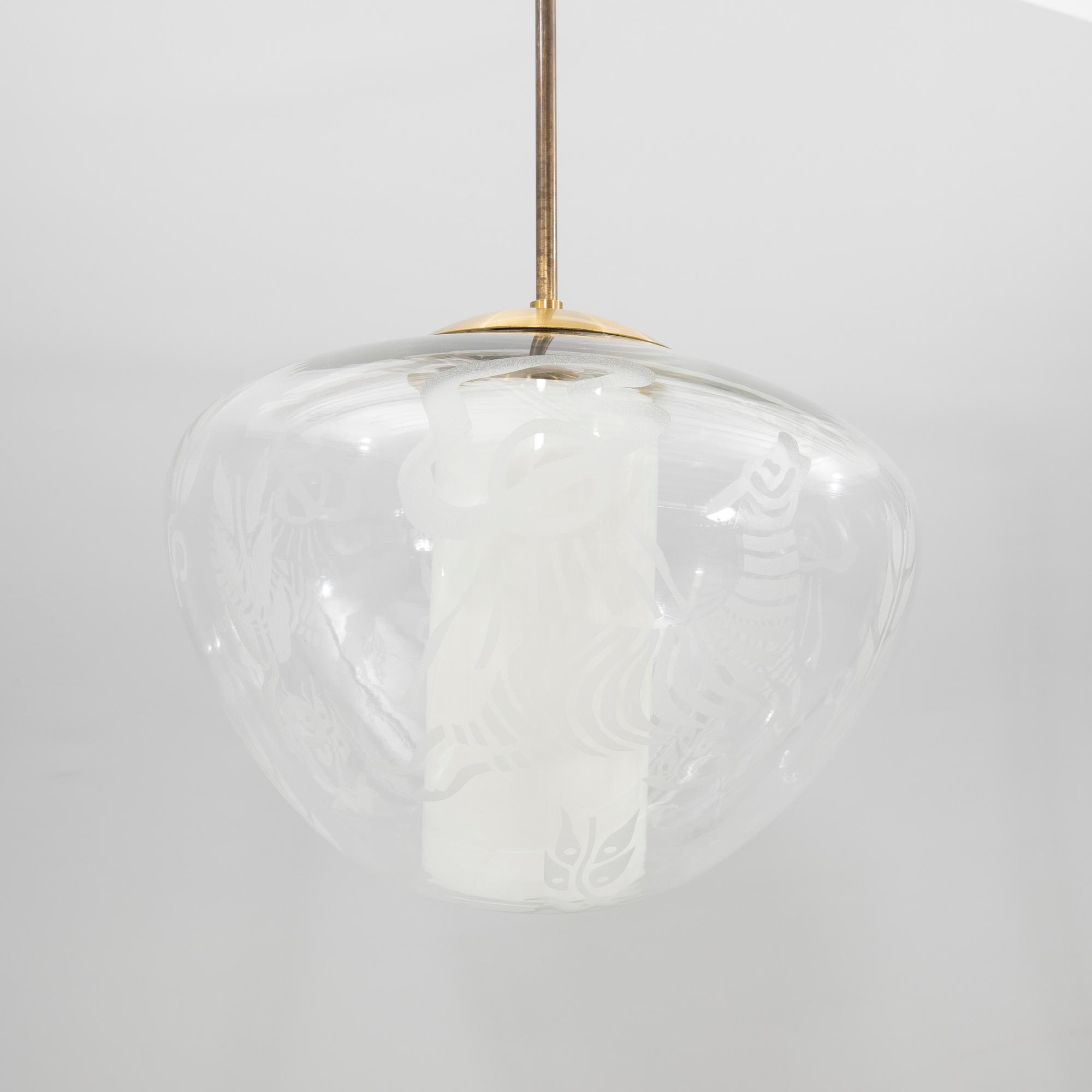 A Swedish Modern, ceiling lamp, 1940s.
