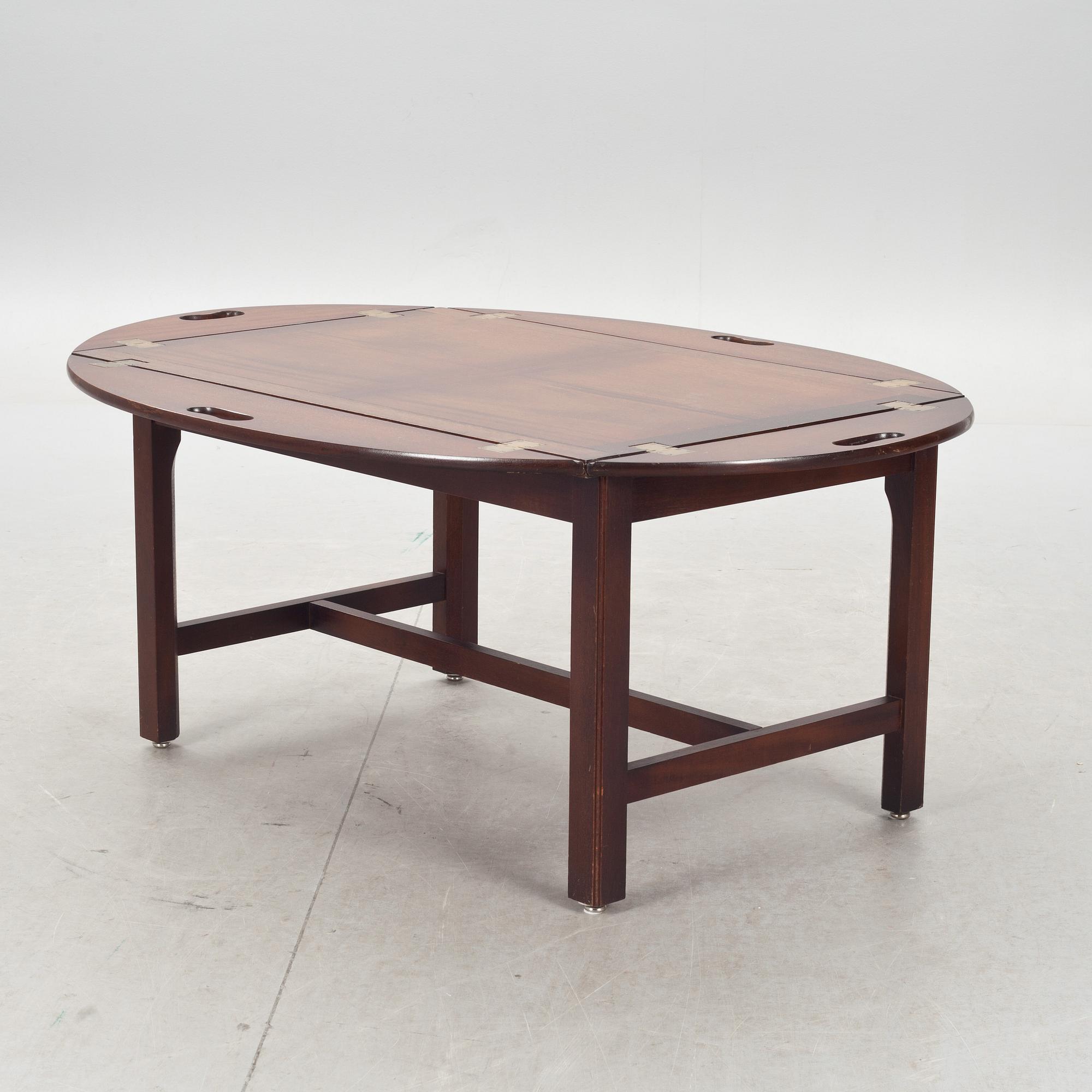 SOFFBORD, sk "Butlers tray", 1900-talets andra hälft.