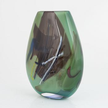 Jan-Eric Ritzman, a glass vase, Transjö, 1988.