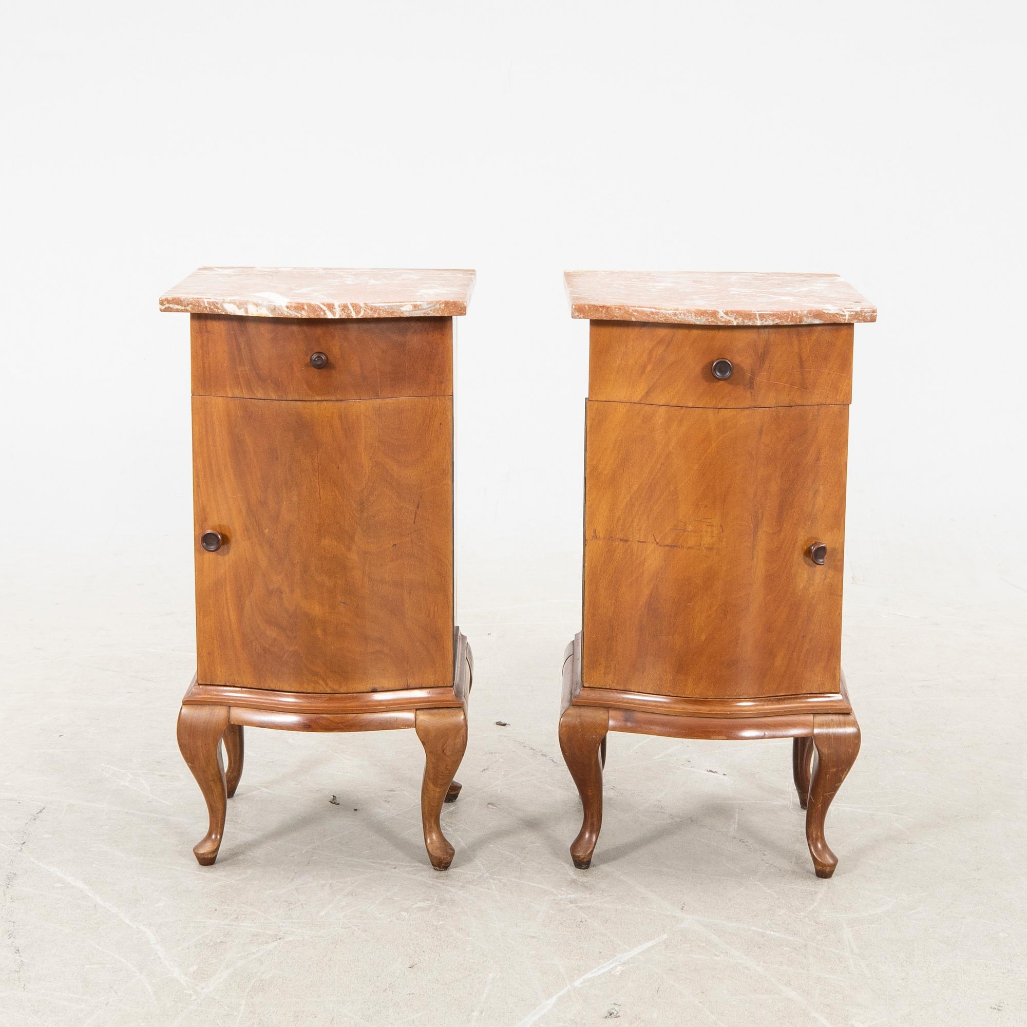 Pair of bedside tables from the 1920s/30s.