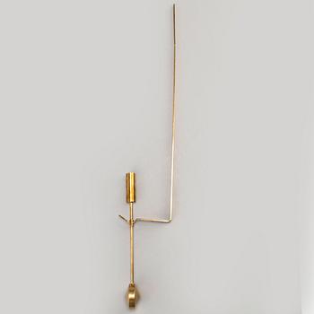 A pair of 'Pendel' wall scones by Pierre Forsell for Skultuna.