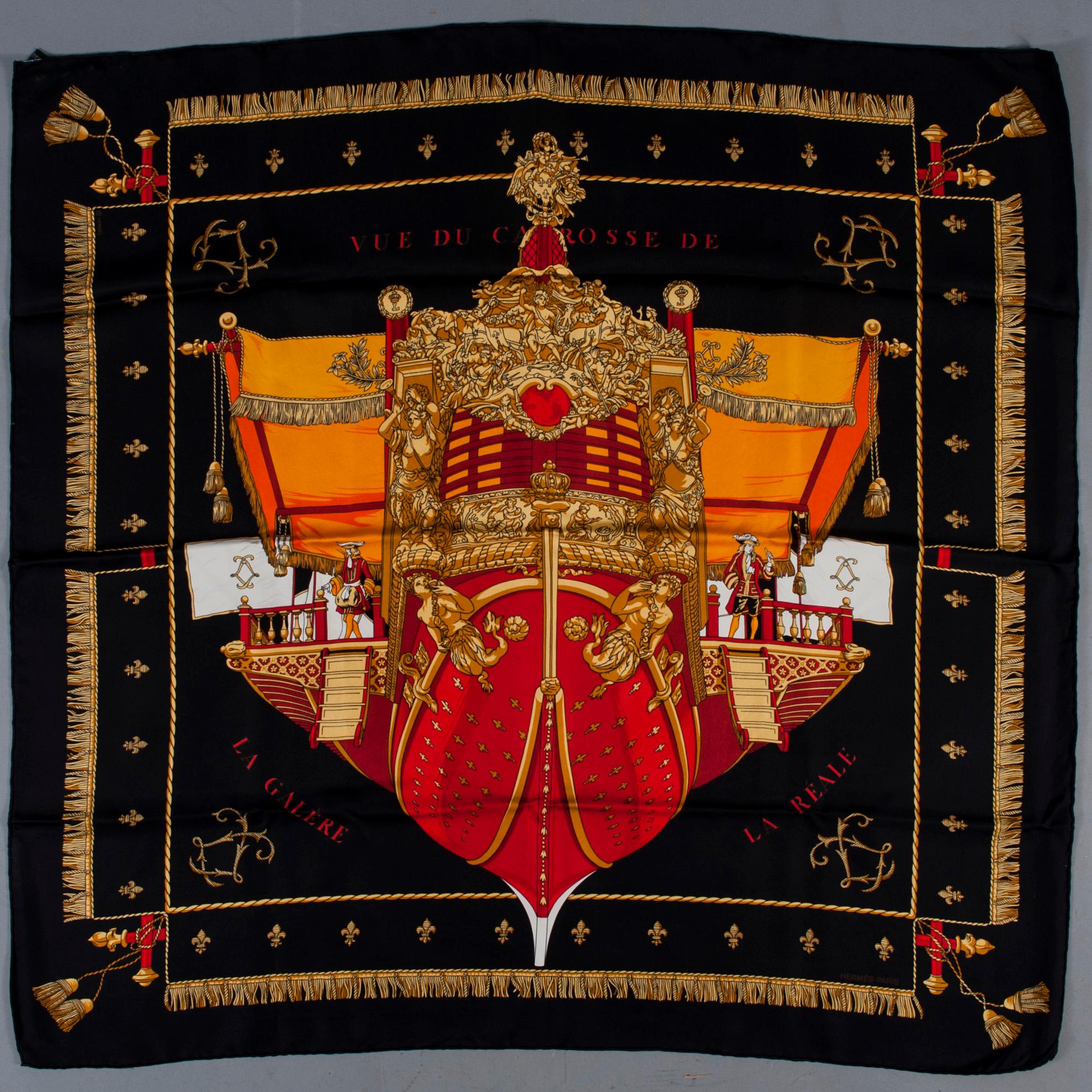 SCARF, "Vue du Carosse La Garèle La Réale", Hermès.