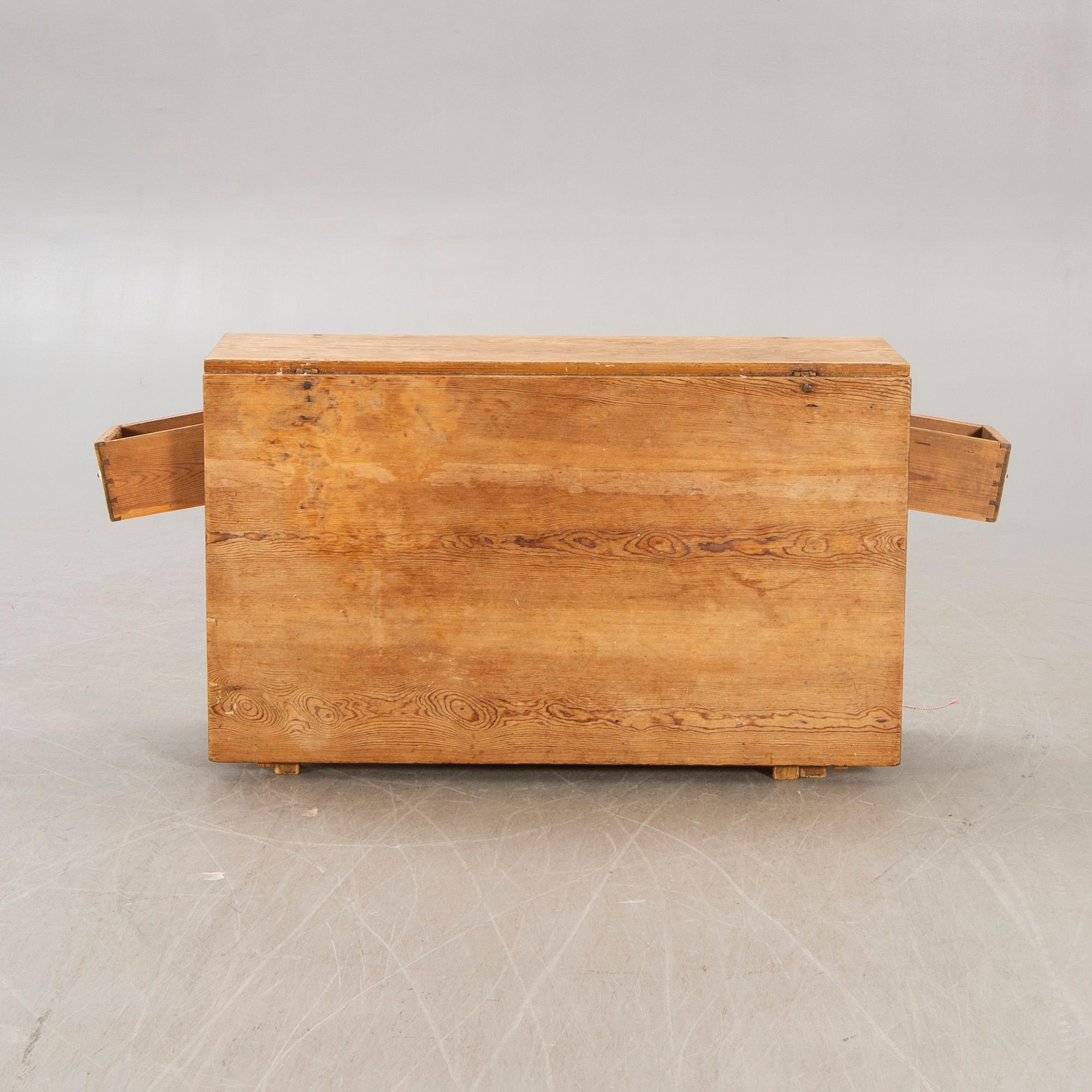 A pine gate legged table later part of the 19th century.