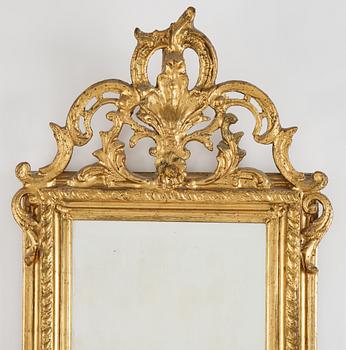 Spegel, nyrokoko, 1800-talets senare del.
