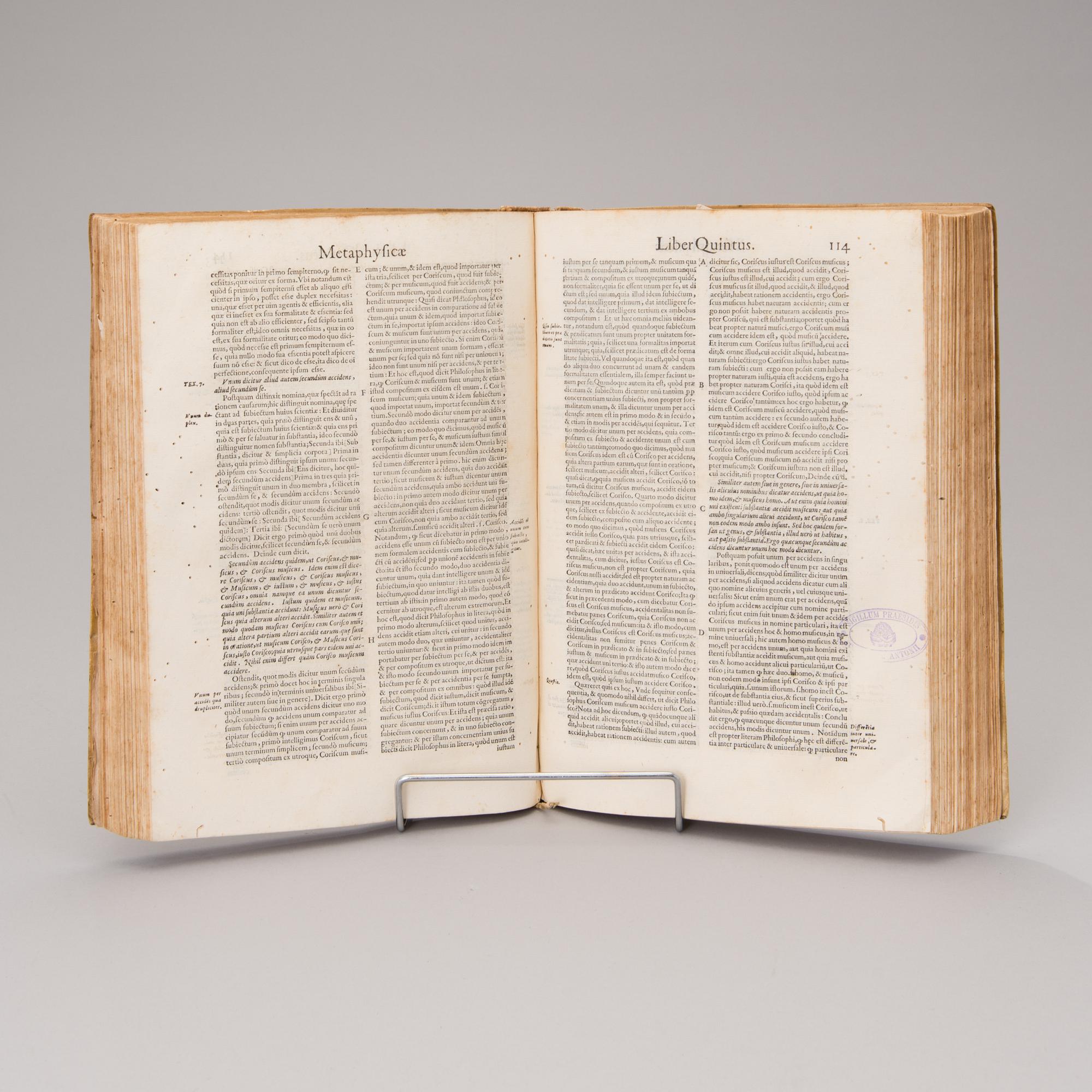 KIRJA, Alexander Halesilainen, 1572, In duodecim Aristotelis metaphysicae libros dilucidissima expositio.