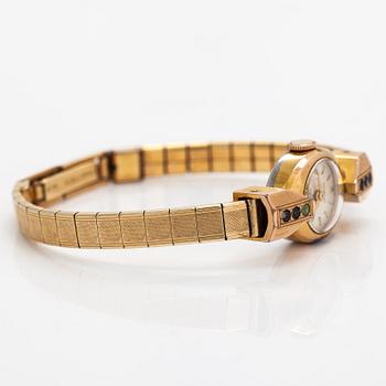 HY Moser, Incabloc, wristwatch, 15 mm.
