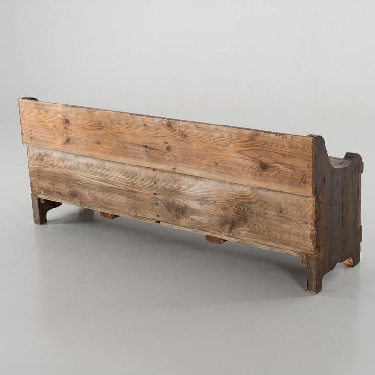 BÄNK/SOFFA, allmoge, 1800-tal.