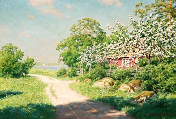 57. Johan Krouthén, Country road.