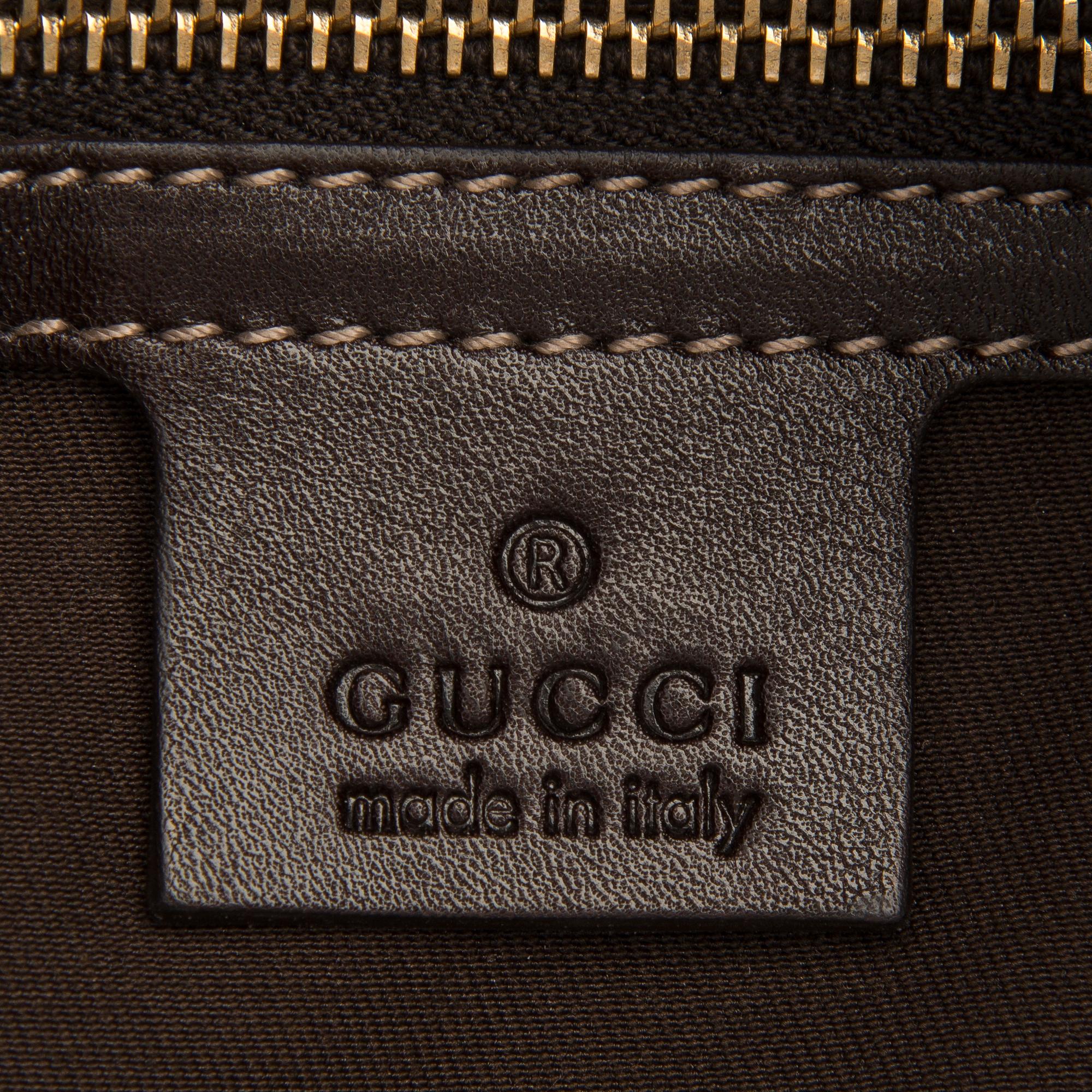 GG Canvas Bamboo Shoulder Bag.