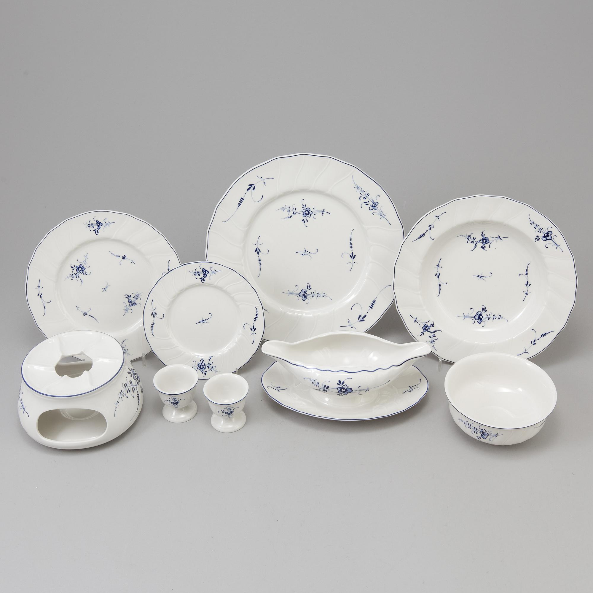 A 88 piece dinner service 'Vieux Luxembourg' and 'Vilbofour', by Villeroy & Boch.