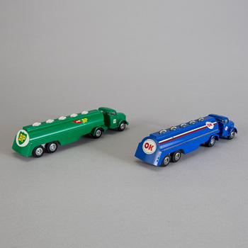 TEKNO, 2 stycken tankbilar, Danmark, 1960-tal.