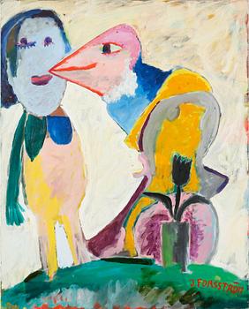 JONNY FORSSTRÖM, oil on canvas, signed.