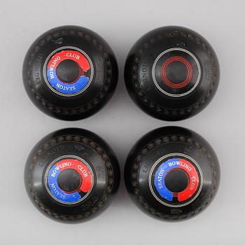 KLOT, 4 st, lignoid, lawn bowls, Thomas Taylor, Scotland.