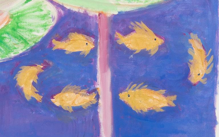 Anita Nylund, "Två rosa Lotus".