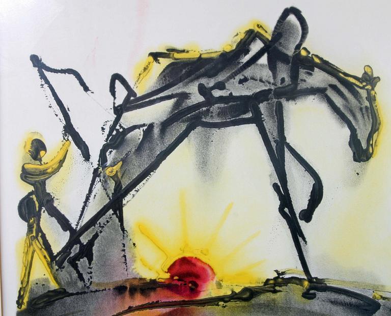 SALVADOR DALI, färglitografi, sign o numr 5/250.
