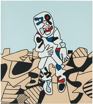 290. Jean Dubuffet, "Marche en campagne".