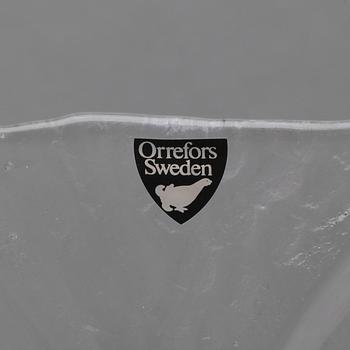 SERVISDELAR, 27 delar, glas, Orrefors, 1900-talets andra hälft.