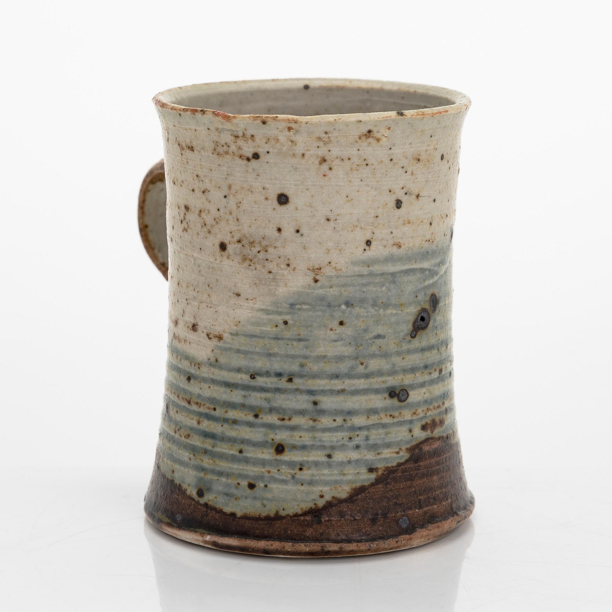 Kyllikki Salmenhaara, mugg, stengods, signerad KS Arabia.