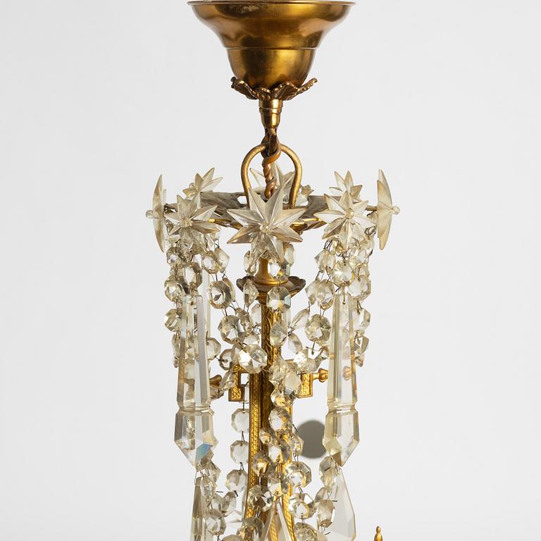A late 19th century chandelier.
