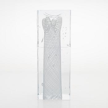 Oiva Toikka, A glass sculpture signed O. Toikka Nuutajärvi.