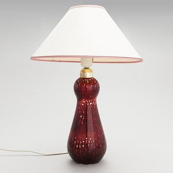 Friedl Holzer-Kjellberg, bordslampa, keramik, signerad Arabia -F.H.Kj -.