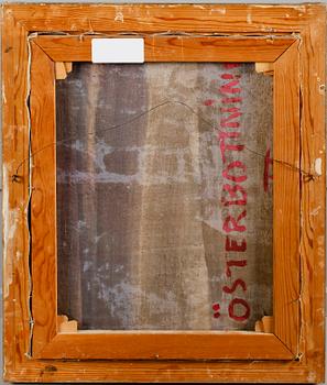 FOLKE TRUEDSSON, olja på pannå, signerad och daterad 48.