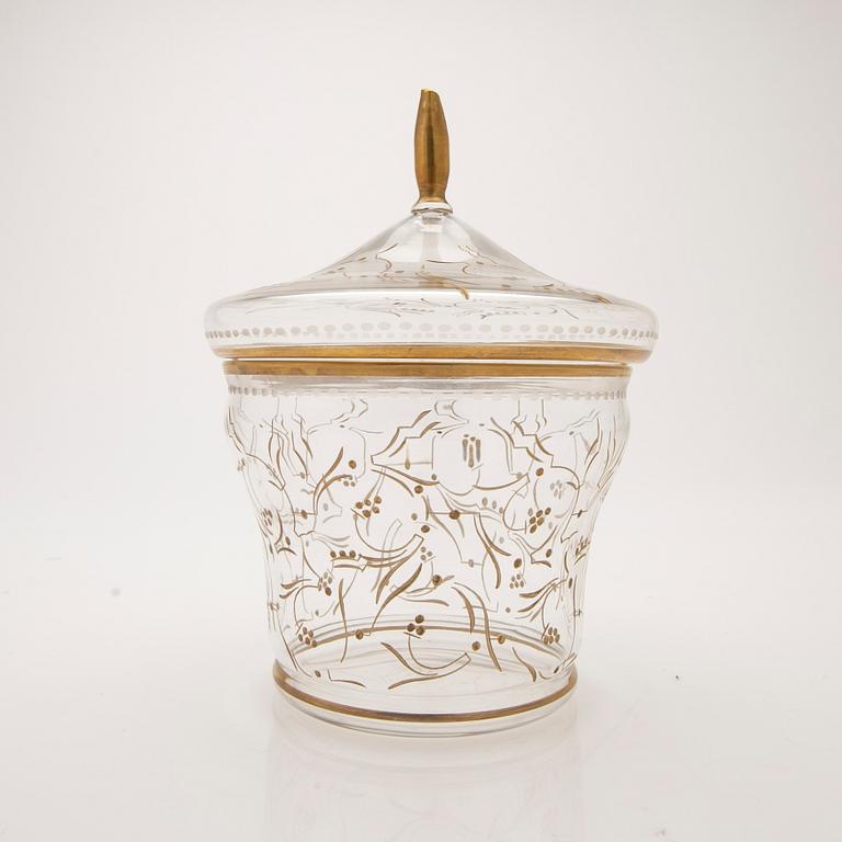 Ewald Dahlskog, Lock bowl, Kosta, 1920s/30s.