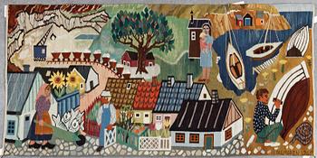 VÄVNAD, Inga Palmgren, ca 118x236 cm.