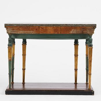 Konsolbord, Stockholmsarbete, omkring år 1800, Sengustavianskt.